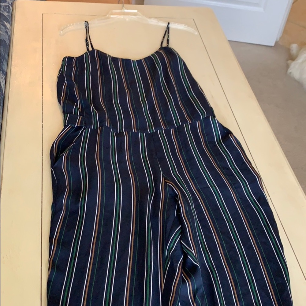 Pin striped pant suit